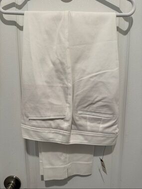 Talbots White Cropped Ankle Pants